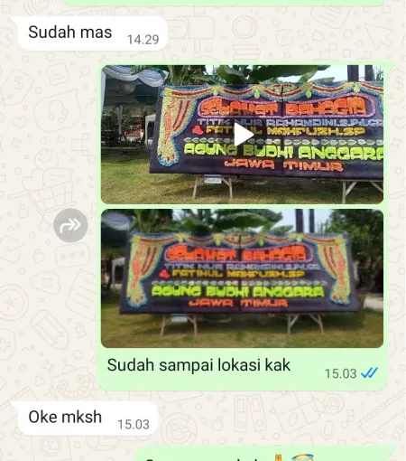 Pengiriman Papan Bunga Universitas Esa Unggul